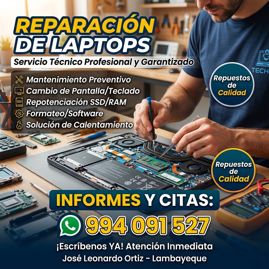 Reparación de Laptops