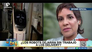 Delivery del futuro: robots ya transportan pedidos y desafían a los repartidores