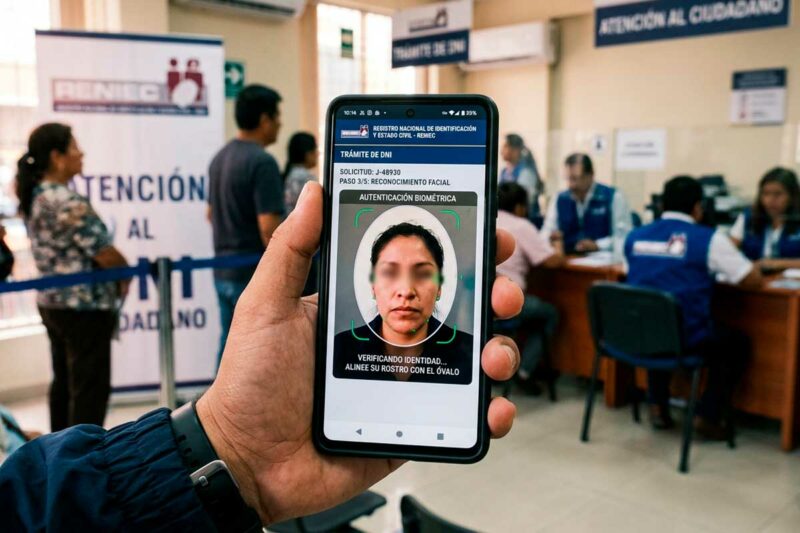 Reniec lanza la app DNI BioFacial 3.0 para hacer tus trámites desde el celular