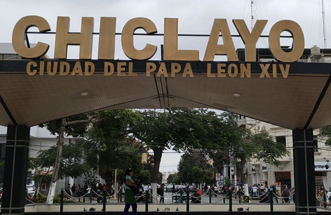 Chiclayo ya luce su nombre como "Ciudad del Papa"