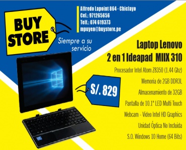 Laptop Lenovo Ideapad MIIX 310